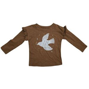 Little Co. By Lauren Conrad 24M Organic Cotton Toddler Long Sleeve Top With Dove
